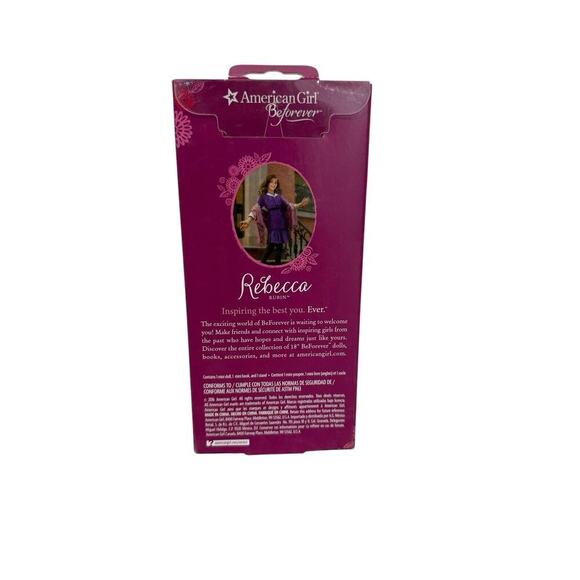 American Girl REBECCA RUBIN 2016 Special Edition Mini 6" Doll with Outfit & Book - Picture 3 of 6